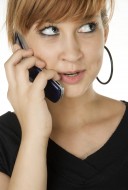 teenage girl, cell phone