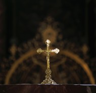 Rear of a cross, Christianity