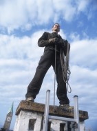 Chimney sweep, Munich, Bavari...