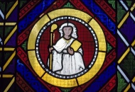 Historical stained glass wind...