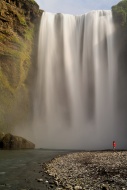 Skgafoss Waterfall with hike...