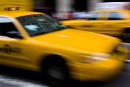 Taxi driving, Manhattan, New ...