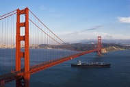 Golden Gate Bridge with San F...