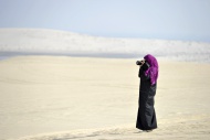 Photographer, Arab woman in t...