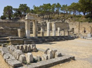 Excavation site of the ancien...