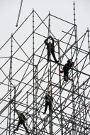 Scaffold workers