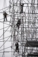 Scaffold workers