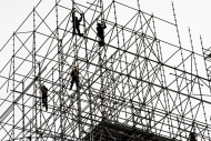Scaffold workers