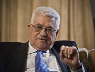 Mahmoud Abbas, chairman of th...