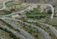 Newly built hairpin turns of ...