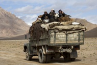 Truck with nomads and dismant...