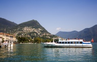 Excursion boat on Lake Lugano...