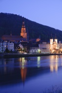 Dusk, Heiliggeist-Kirche chur...