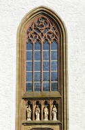 Window above the church porta...