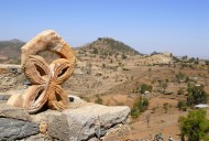 Ancient window in the shape o...