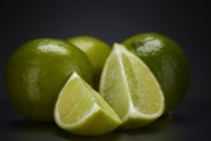 Limes (Citrus latifolia), and...