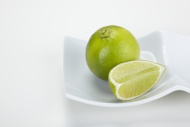 Lime (Citrus latifolia) and a...