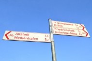 Signposts, Duesseldorf, North...