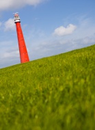 Lighthouse in the Dutch town ...