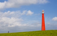 Lighthouse in the Dutch town ...