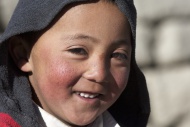 Kirghiz boy, Pamir, Tajikista...