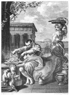 Historic print, copper engrav...