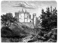 Historical engraving from the...
