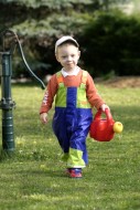 Little boy with a ewer