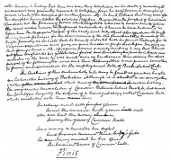 Historical manuscript of the ...