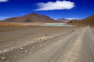 Atacama Desert with Laguna Bl...