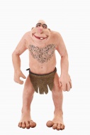 Stone age man, cartoon character