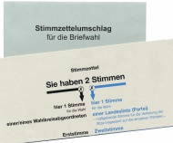 Postal ballot paper, ballot p...