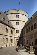 Castle courtyard of Wewelsbur...