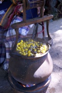 Traditional production of sil...