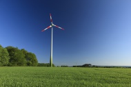 Windmill in a field, near Cob...