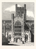 West Front of Bath Abbey-Church