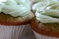 Cupcakes with green icing