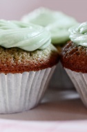 Cupcakes with green icing