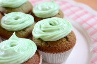 Cupcakes with green icing