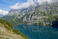 Oeschinen Lake in a UNESCO Wo...