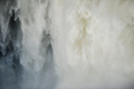 Masses of water, waterfall, I...