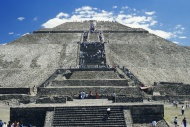 Mexico, Teotihuacan, pyramid ...