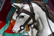 Old horse carousel