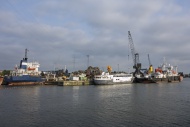 Old ships being dismantled to...