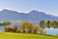 Autumn morning on Forggensee ...