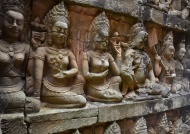 Apsaras, sculptures at the Te...