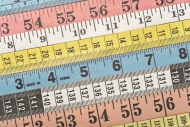 Various colourful measuring t...