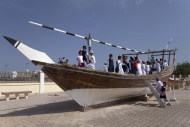 Children playing on a dhow-sh...