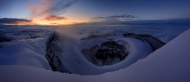 Crater of Cotopaxi Volcano at...
