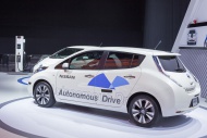 Nissan Leaf, outfitted as an ...